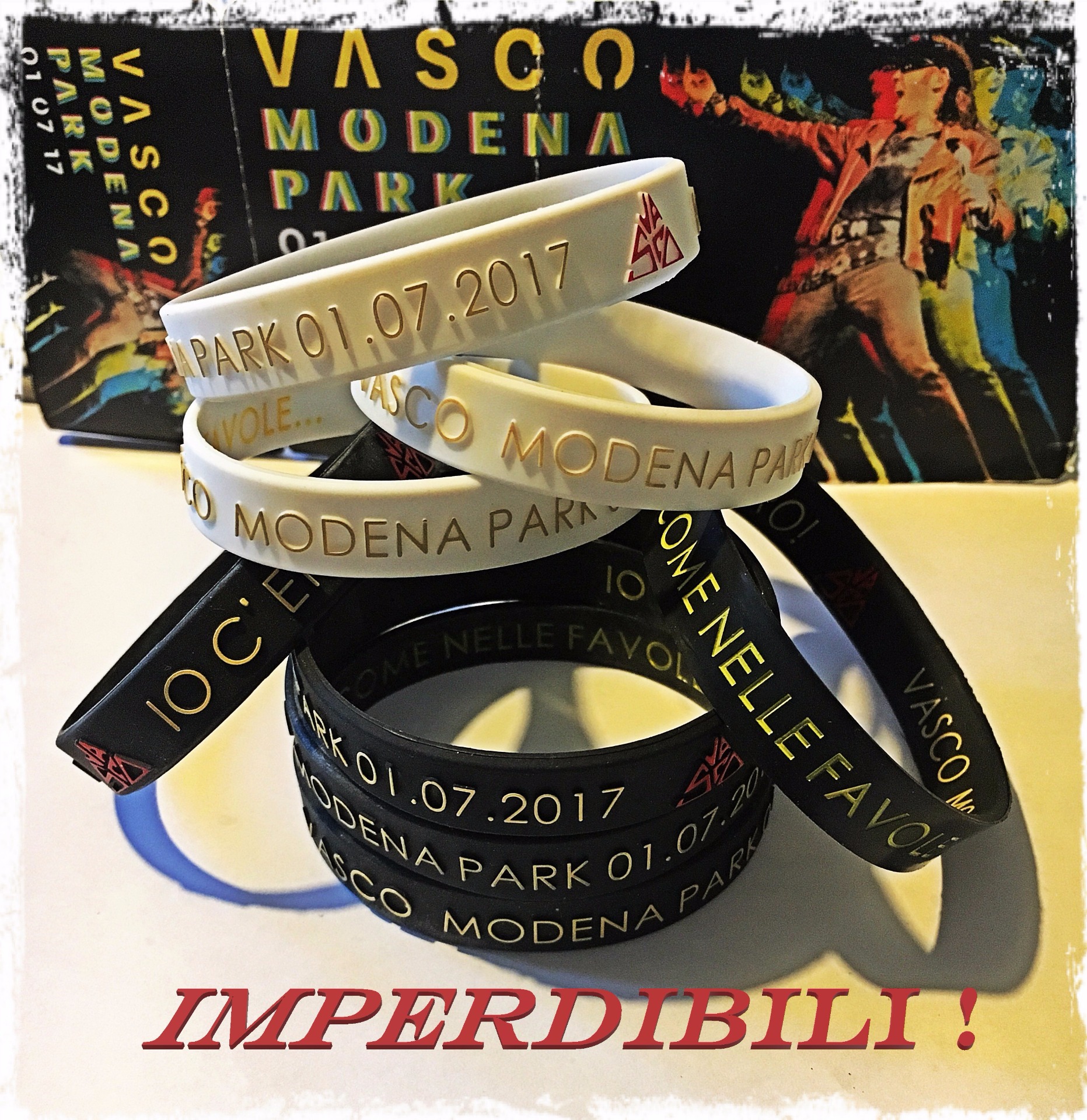 ACQUISTA QUI I BRACCIALETTI CELEBRATIVI "VASCO MODENA PARK"